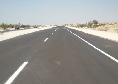 افتتاح پروژه تعریض محور گیاهدان- رمکان به ارزش یک هزار و 300 میلیارد ریال در قشم