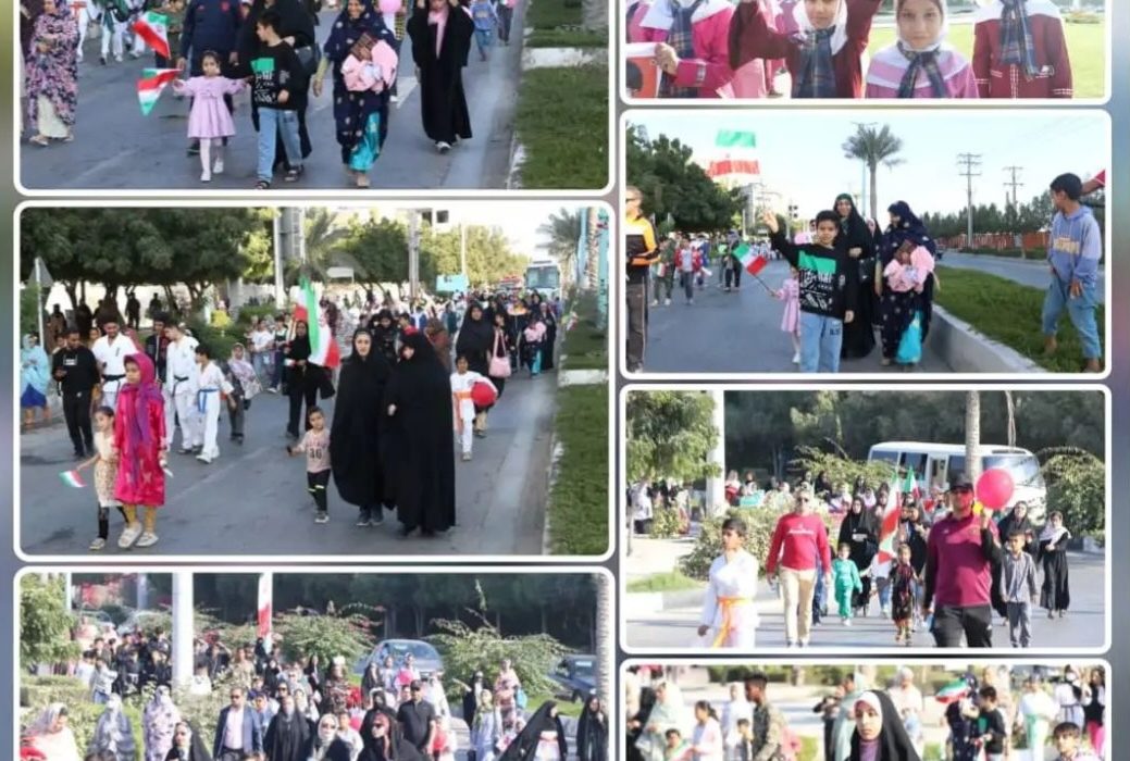 همایش پیاده روی خانوادگی در قشم برگزار شد